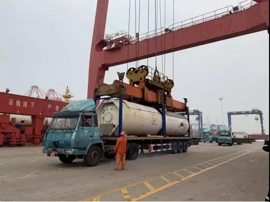 中国、米国の化学輸送